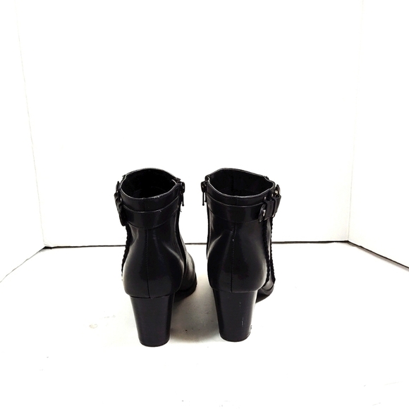 Thom Mcan ankle boots black leather ankle Size: 7W - Picture 3 of 4